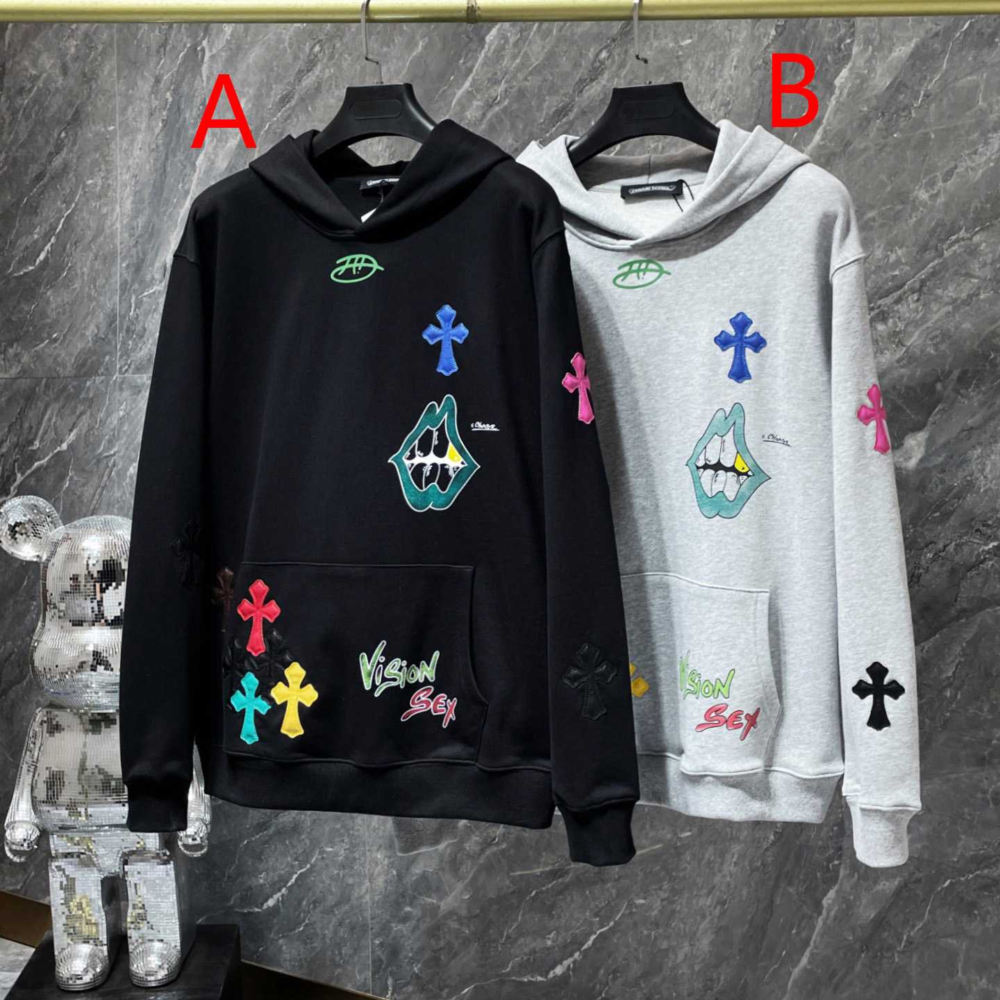 Chrome Hearts x Matty Boy Cross Patch Hoodie - PerfectKickZ