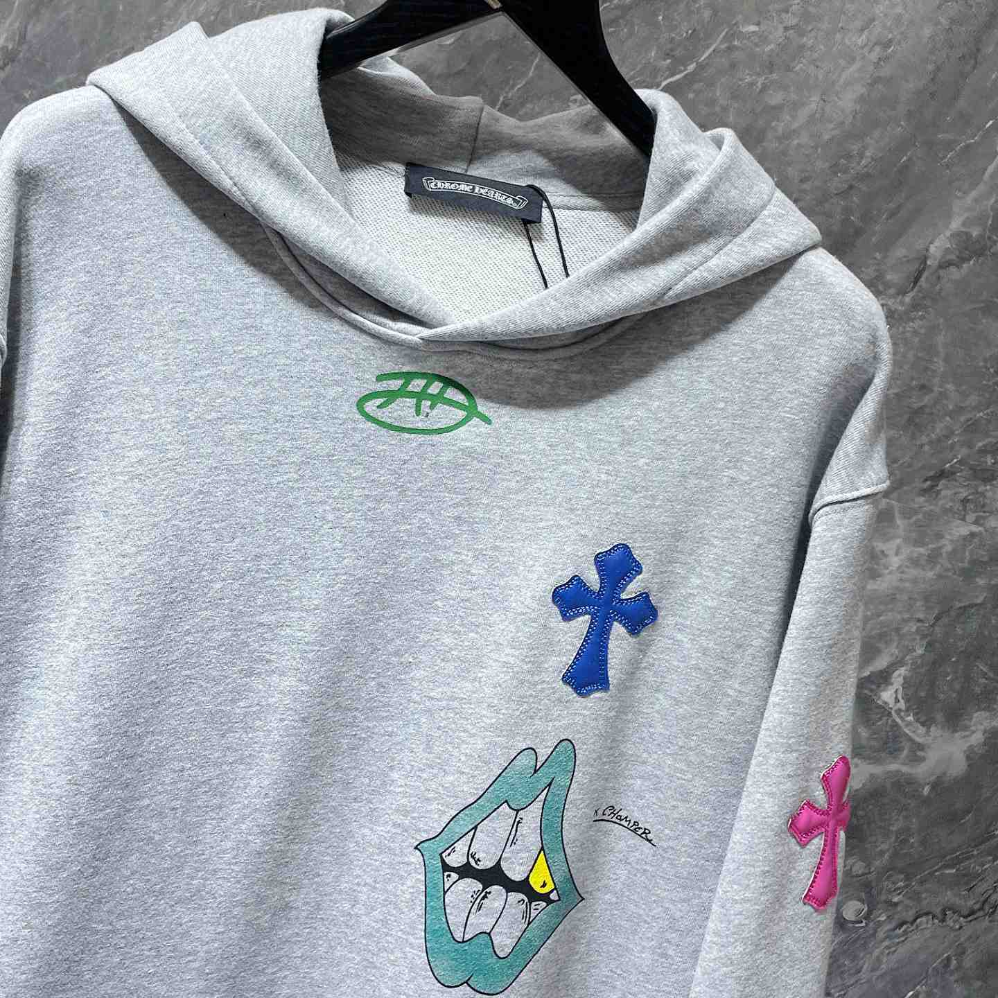 Chrome Hearts x Matty Boy Cross Patch Hoodie - 