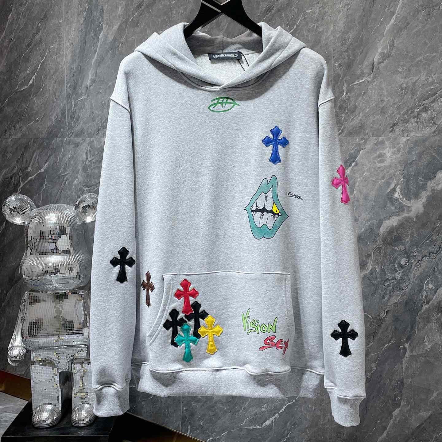 Chrome Hearts x Matty Boy Cross Patch Hoodie - 