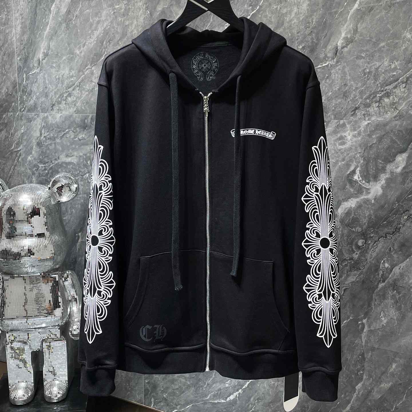 Chrome Hearts Zip Up Hoodie  - 