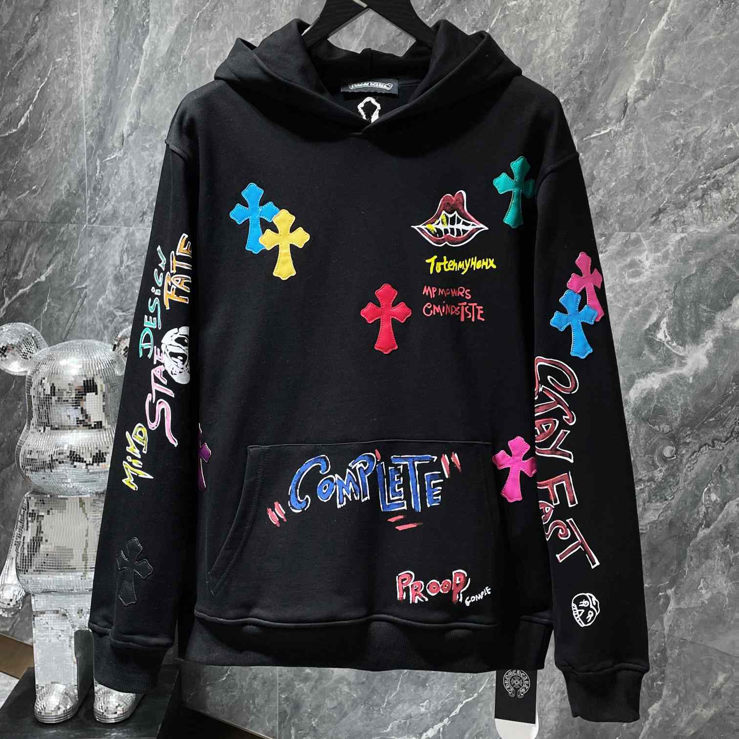 Chrome Hearts Cross Hoodie - PerfectKickZ