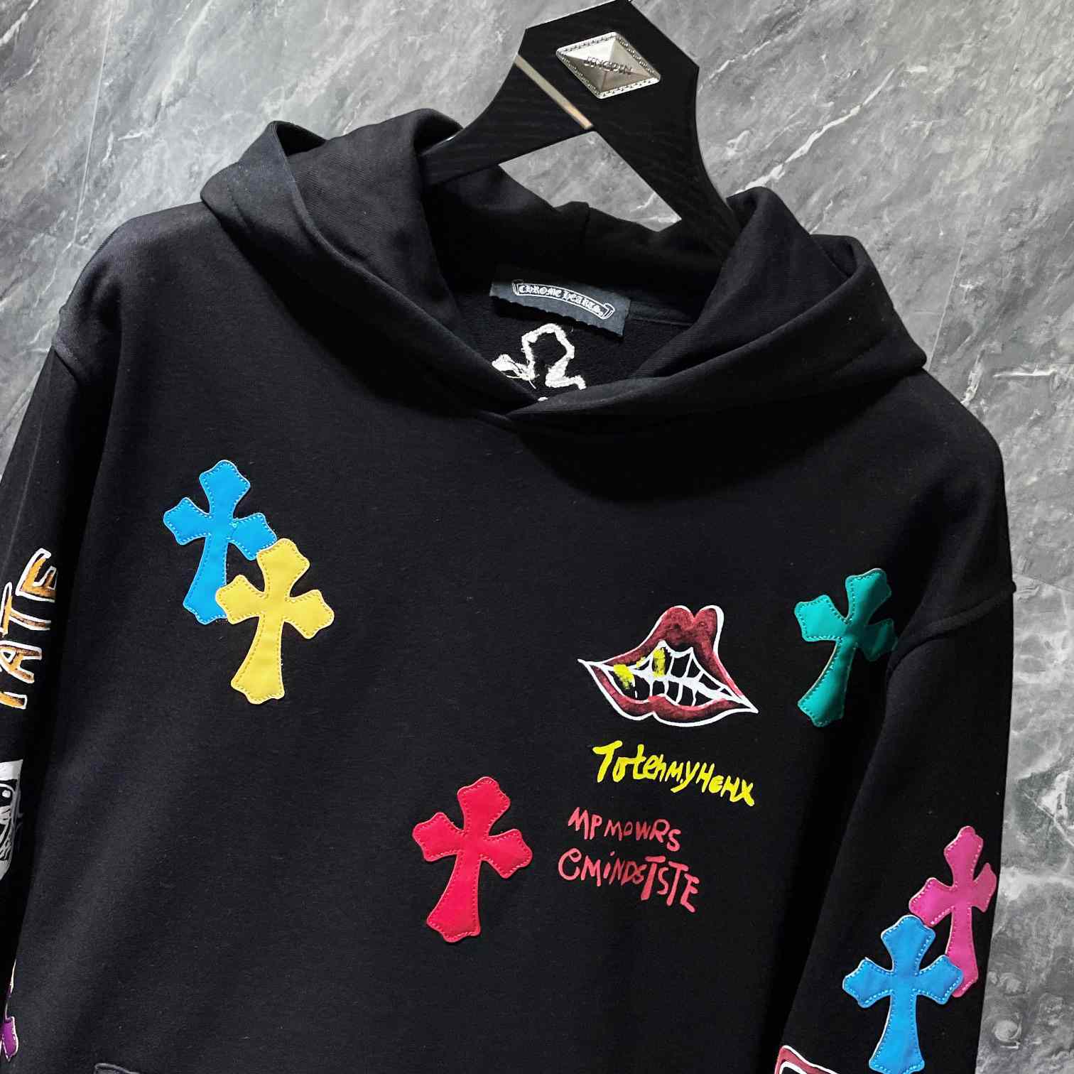 Chrome Hearts Cross Hoodie - PerfectKickZ