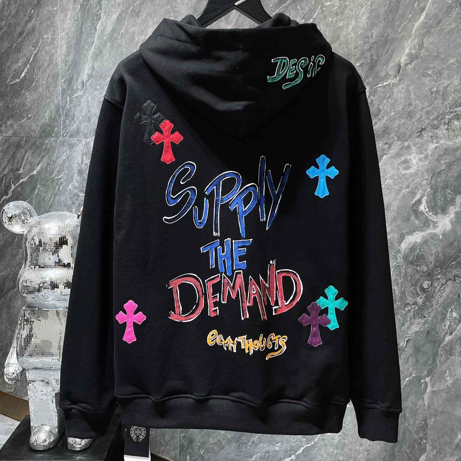 Chrome Hearts Cross Hoodie - PerfectKickZ