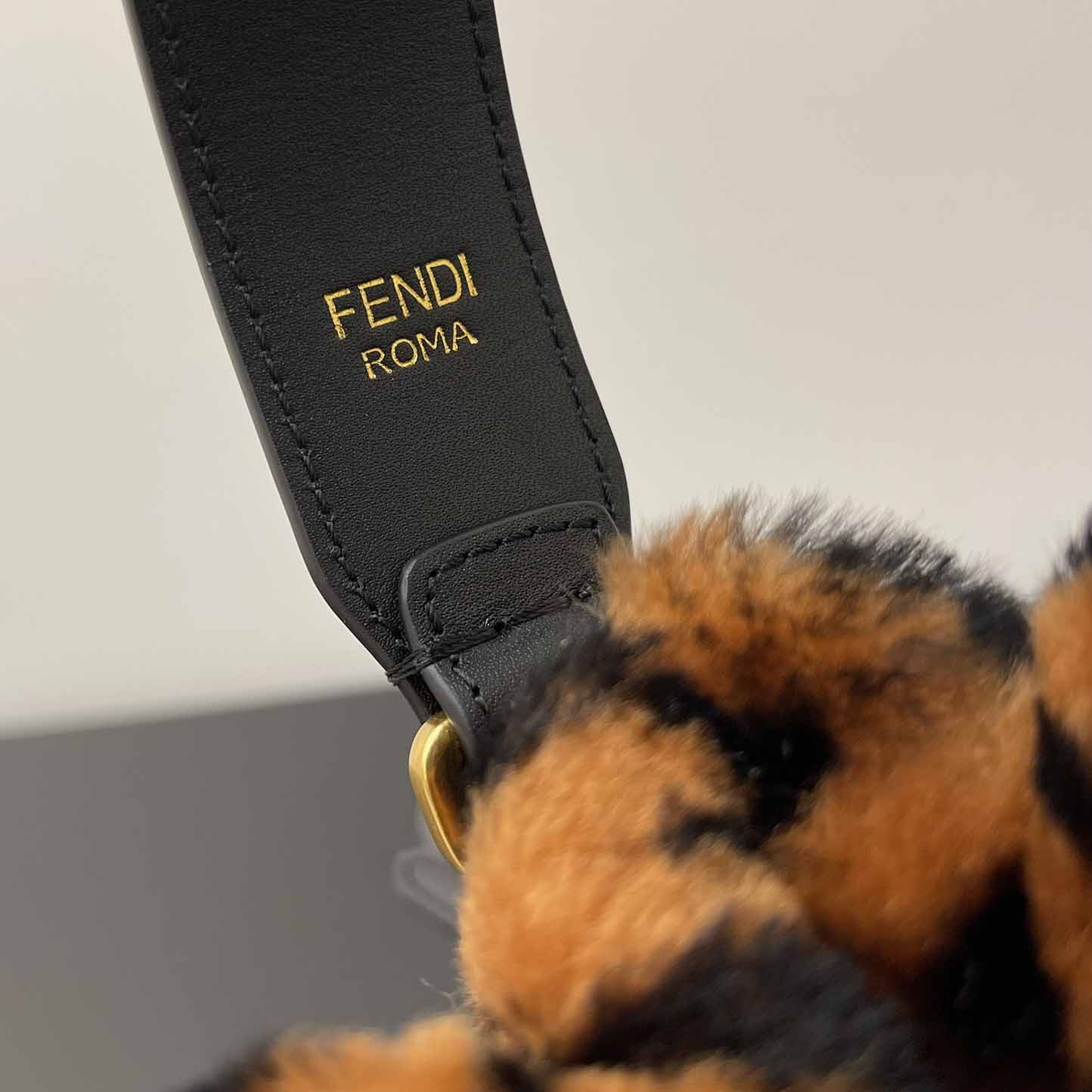 Fendi Mon Tresor Mini-bag in brown sheepskin - PerfectKickZ
