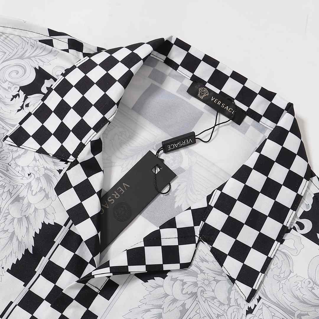 Versace Medusa Contrasto Silk Shirt - PerfectKickZ