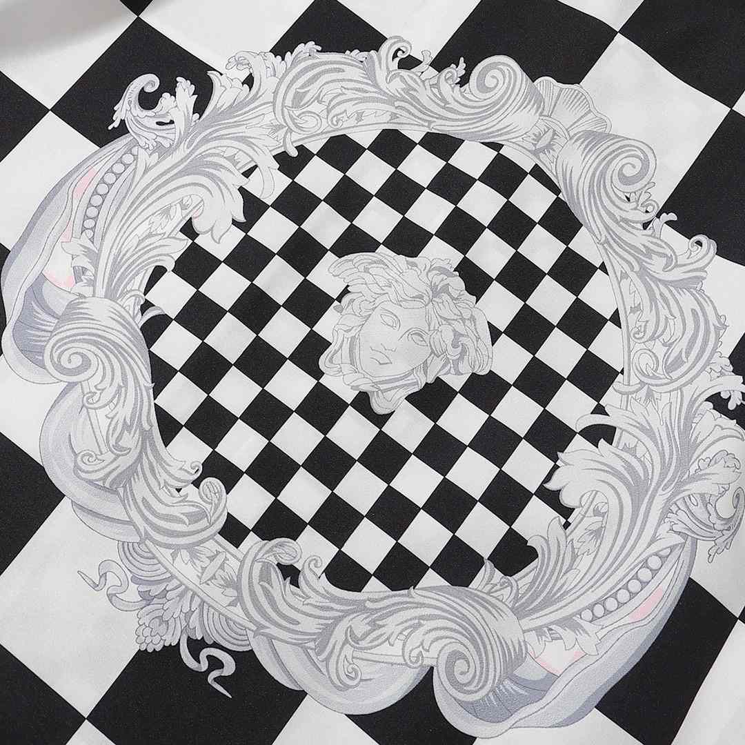 Versace Medusa Contrasto Silk Shirt - PerfectKickZ