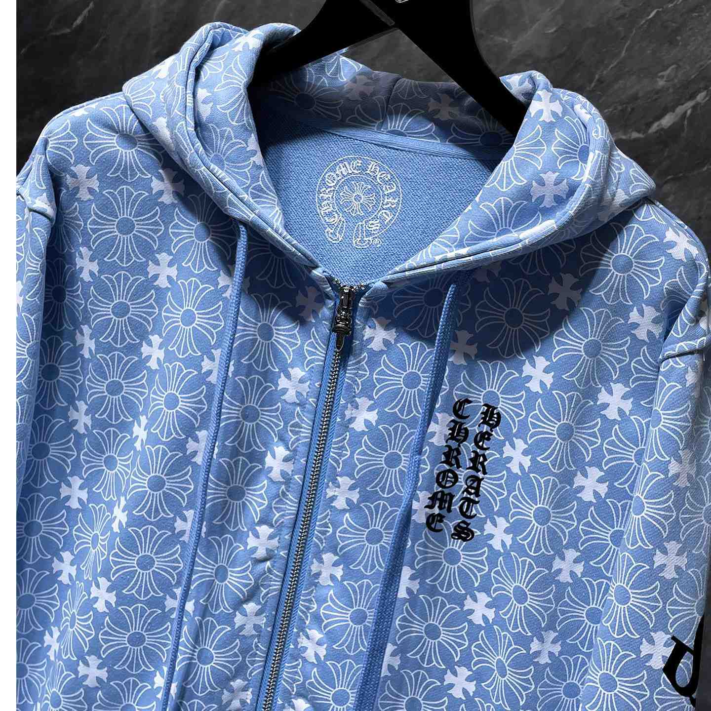 Chrome Hearts Horseshoe Zip Up Hoodie  - PerfectKickZ
