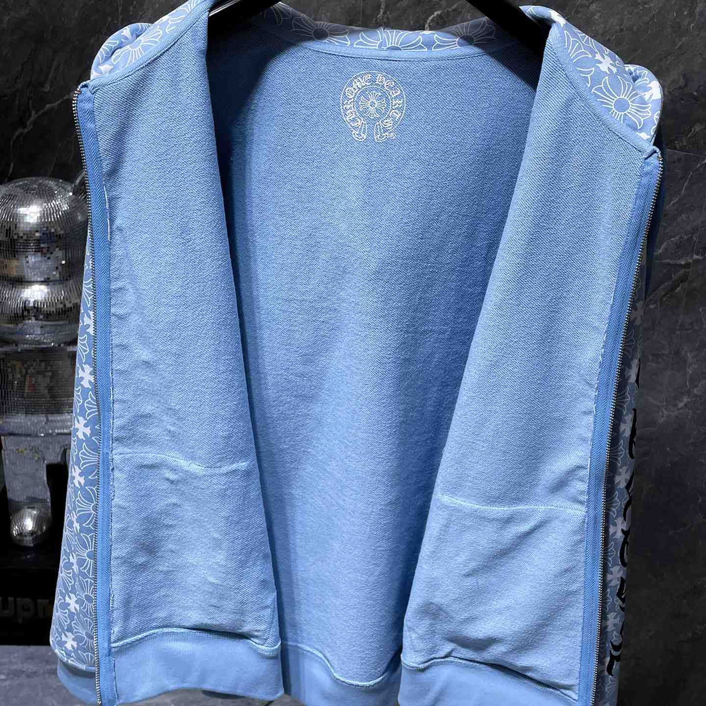 Chrome Hearts Horseshoe Zip Up Hoodie  - PerfectKickZ