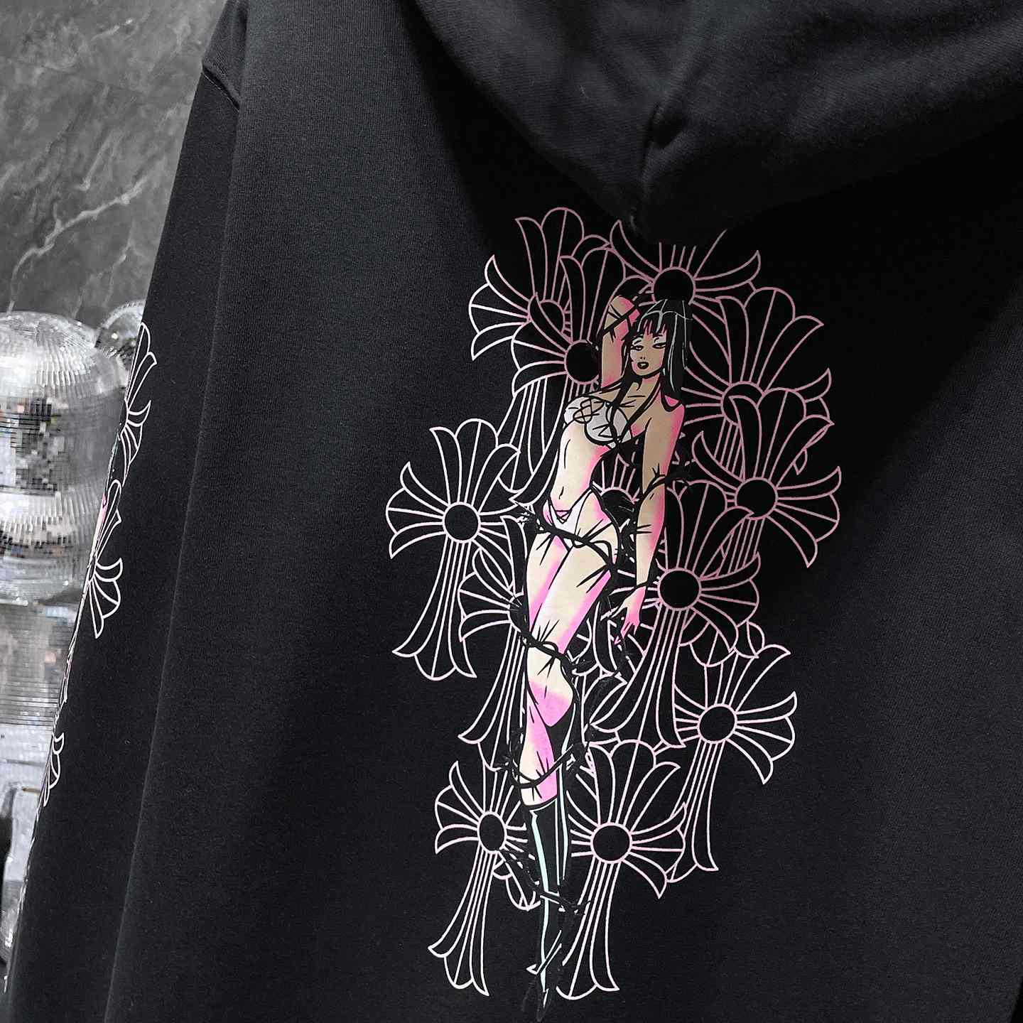 Chrome Hearts Zip Up Hoodie  - 