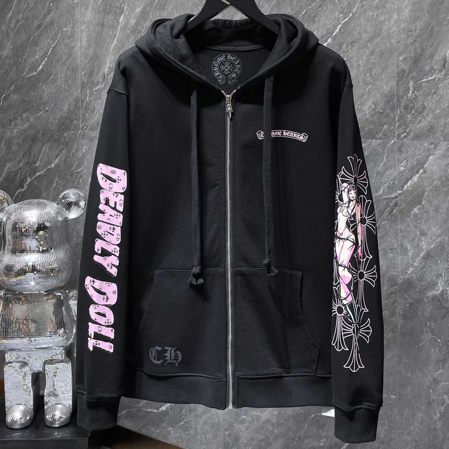 Chrome Hearts Zip Up Hoodie  - 