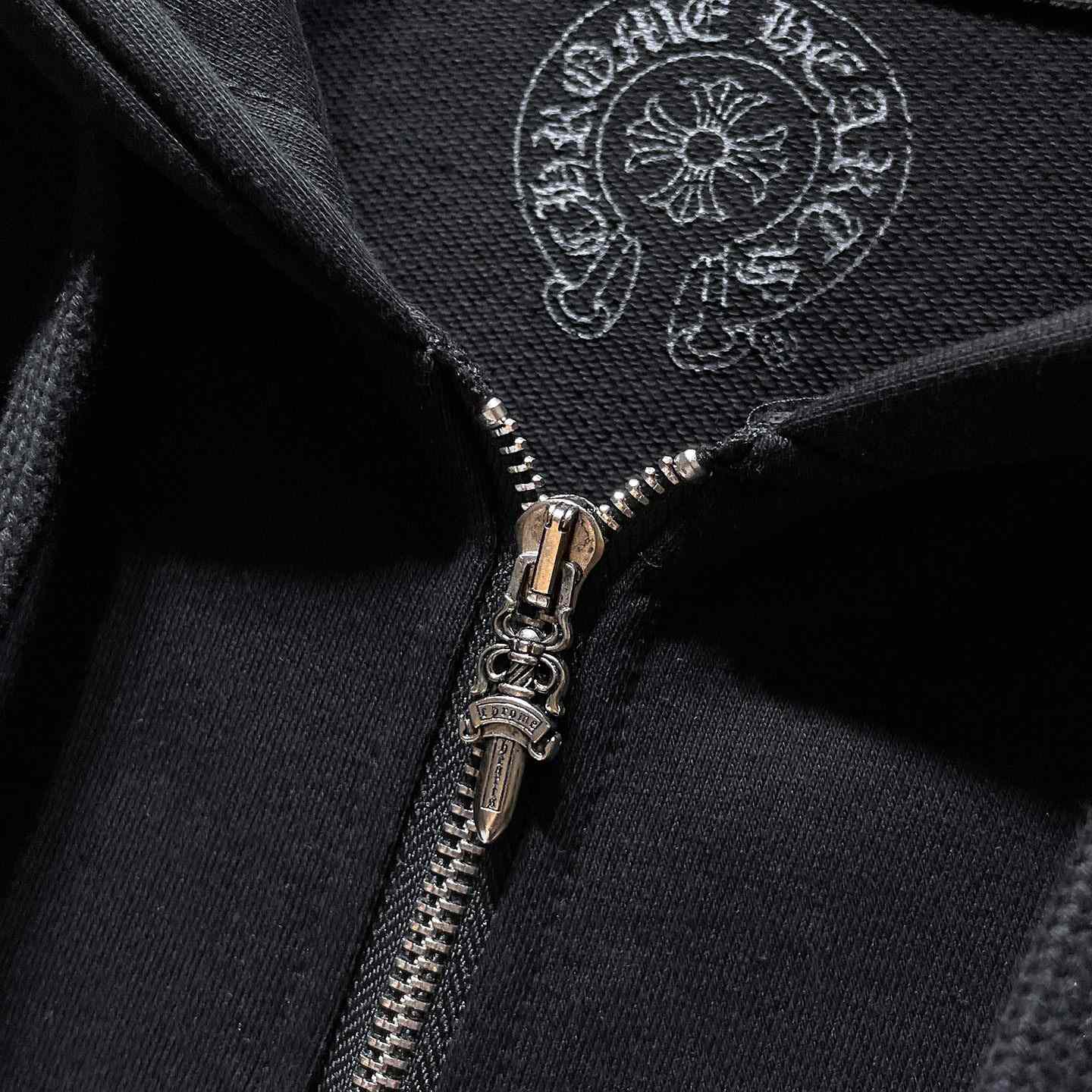 Chrome Hearts Zip Up Hoodie  - 