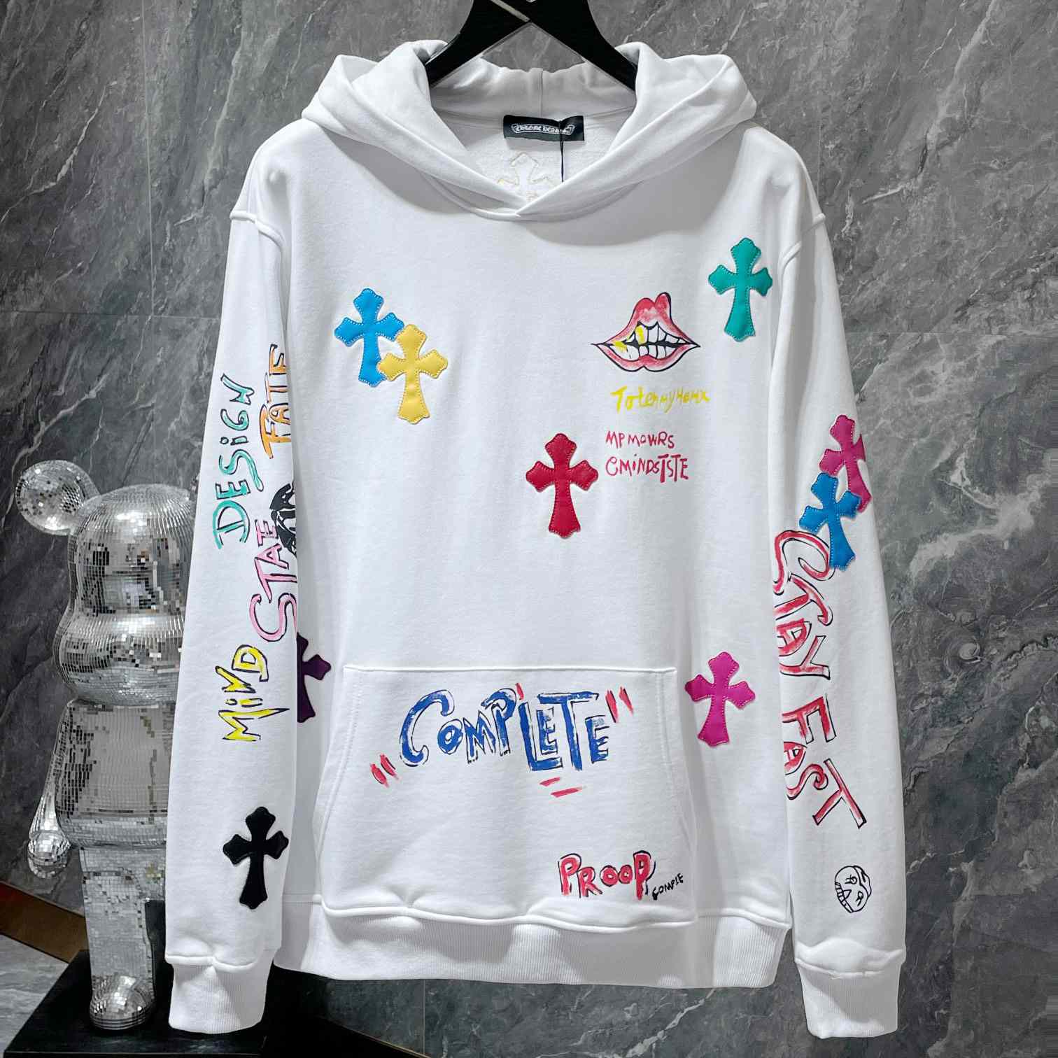 Chrome Hearts Cross Hoodie - PerfectKickZ