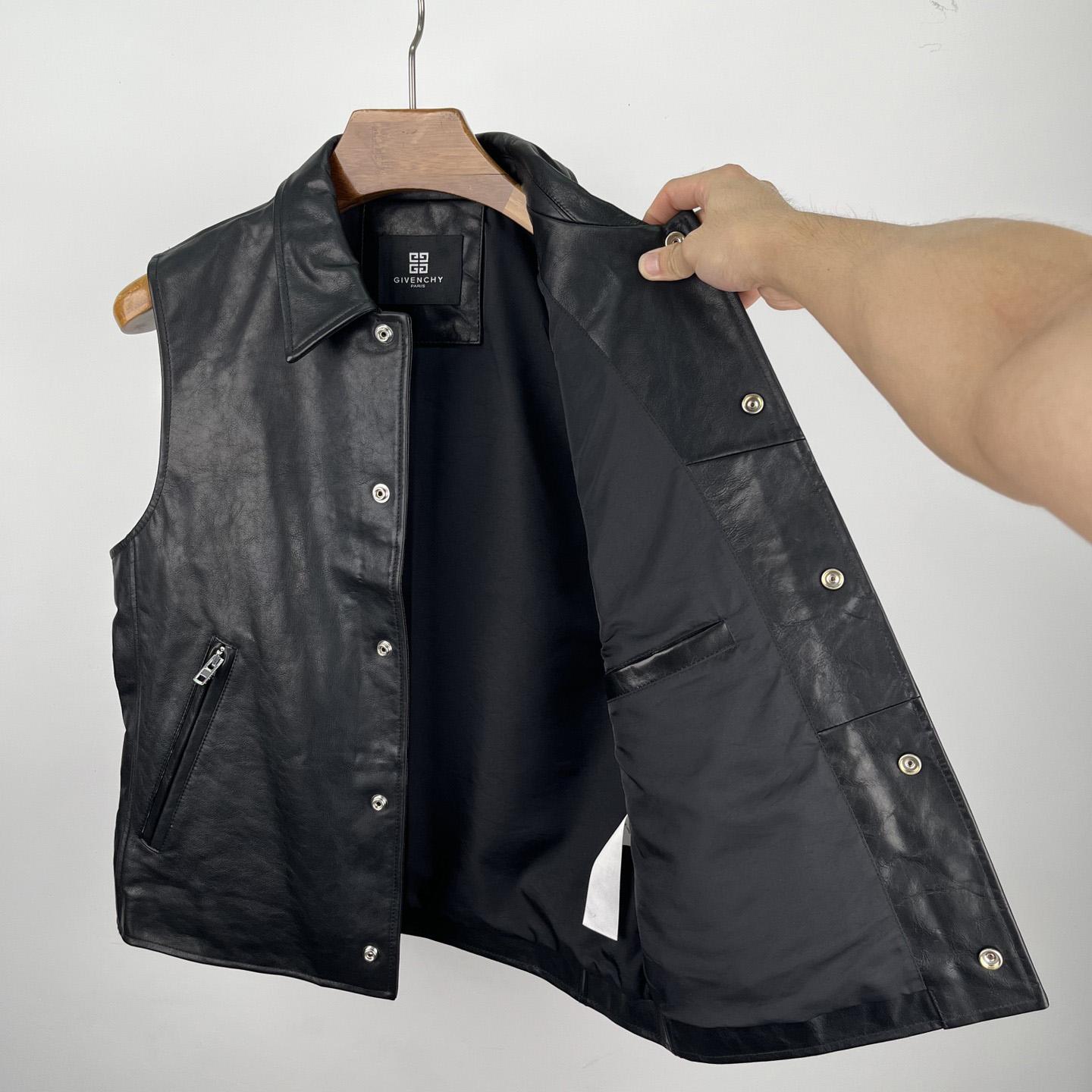 Givenchy Waistcoat In Leather - PerfectKickZ