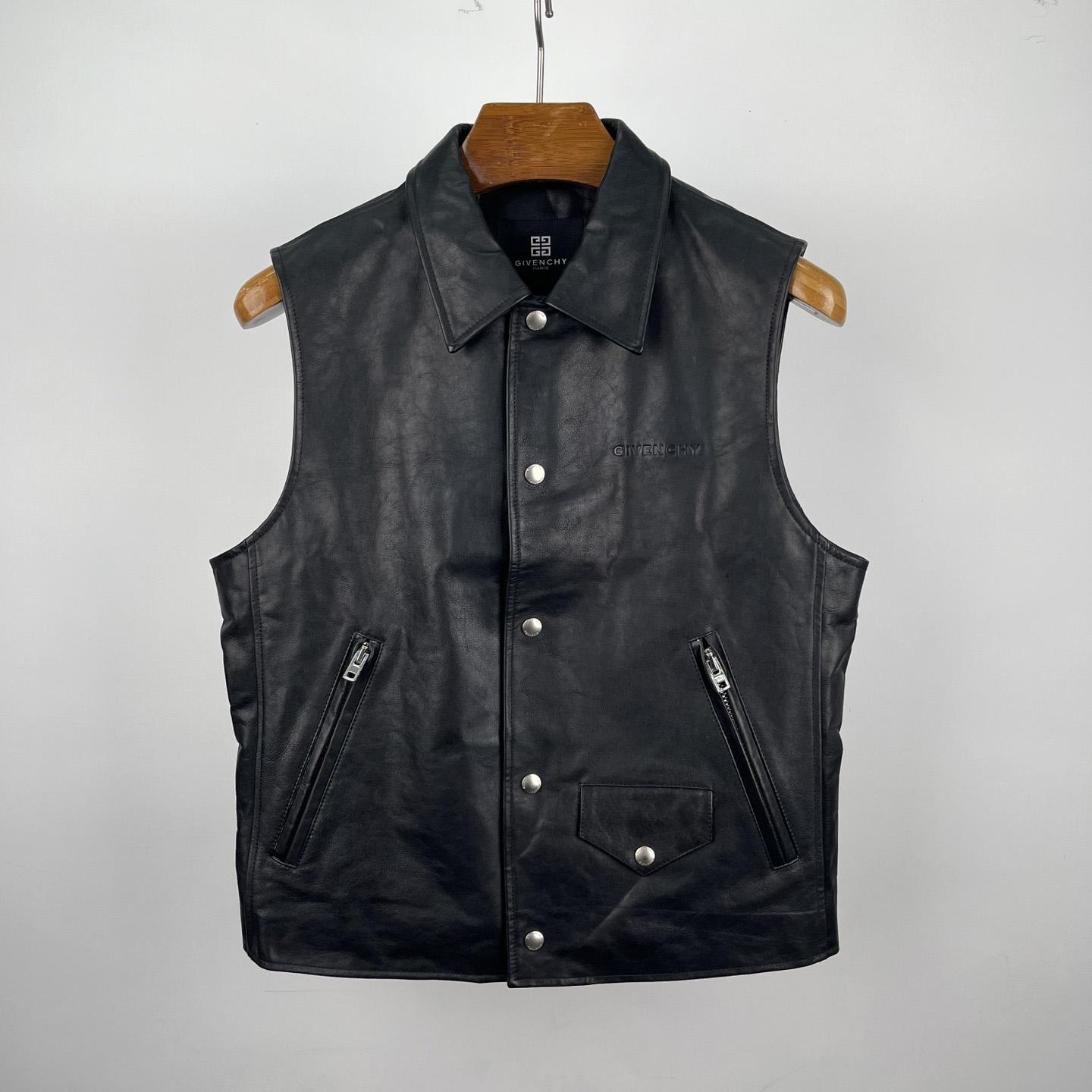 Givenchy Waistcoat In Leather - PerfectKickZ