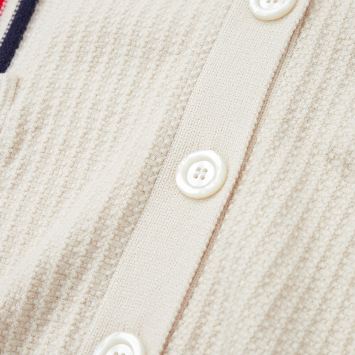 Gucci Knit Cotton Cardigan With Patch - PerfectKickZ