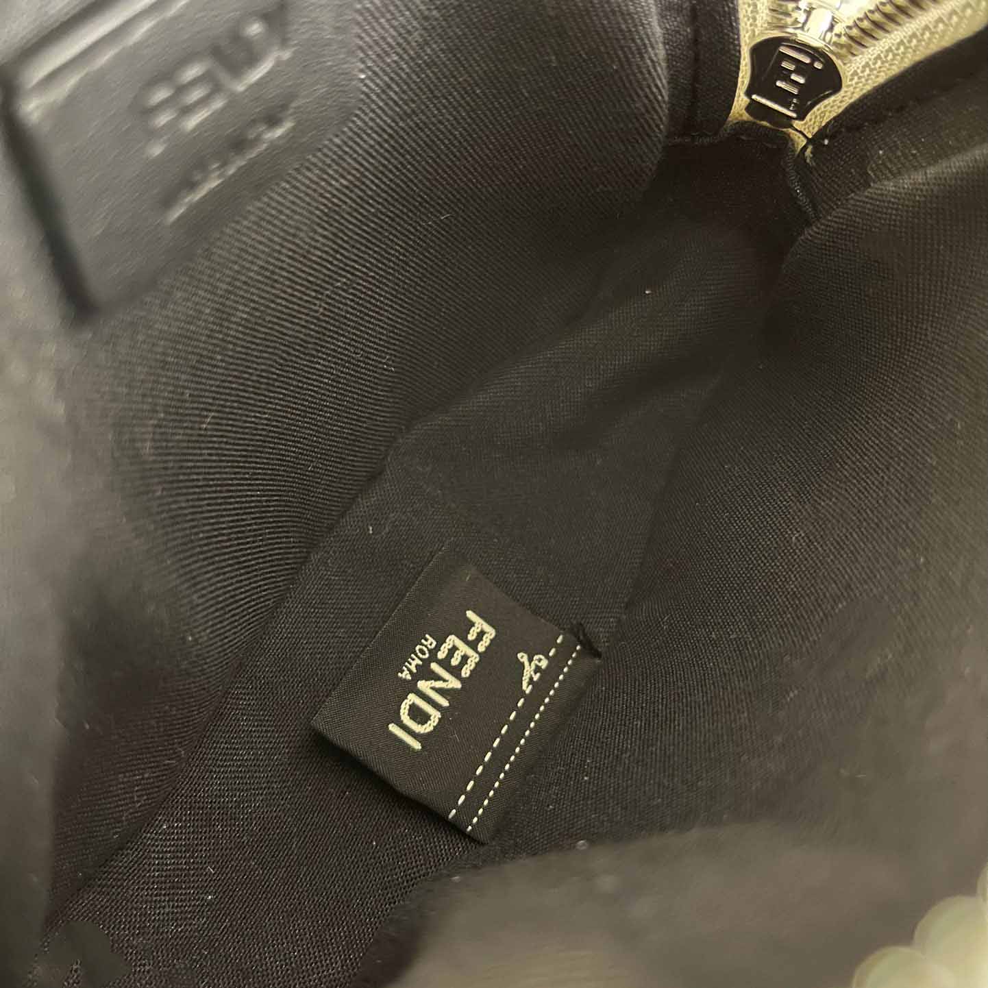 Fendi Natural Charm Logo Lettering Crossbody Bag - PerfectKickZ