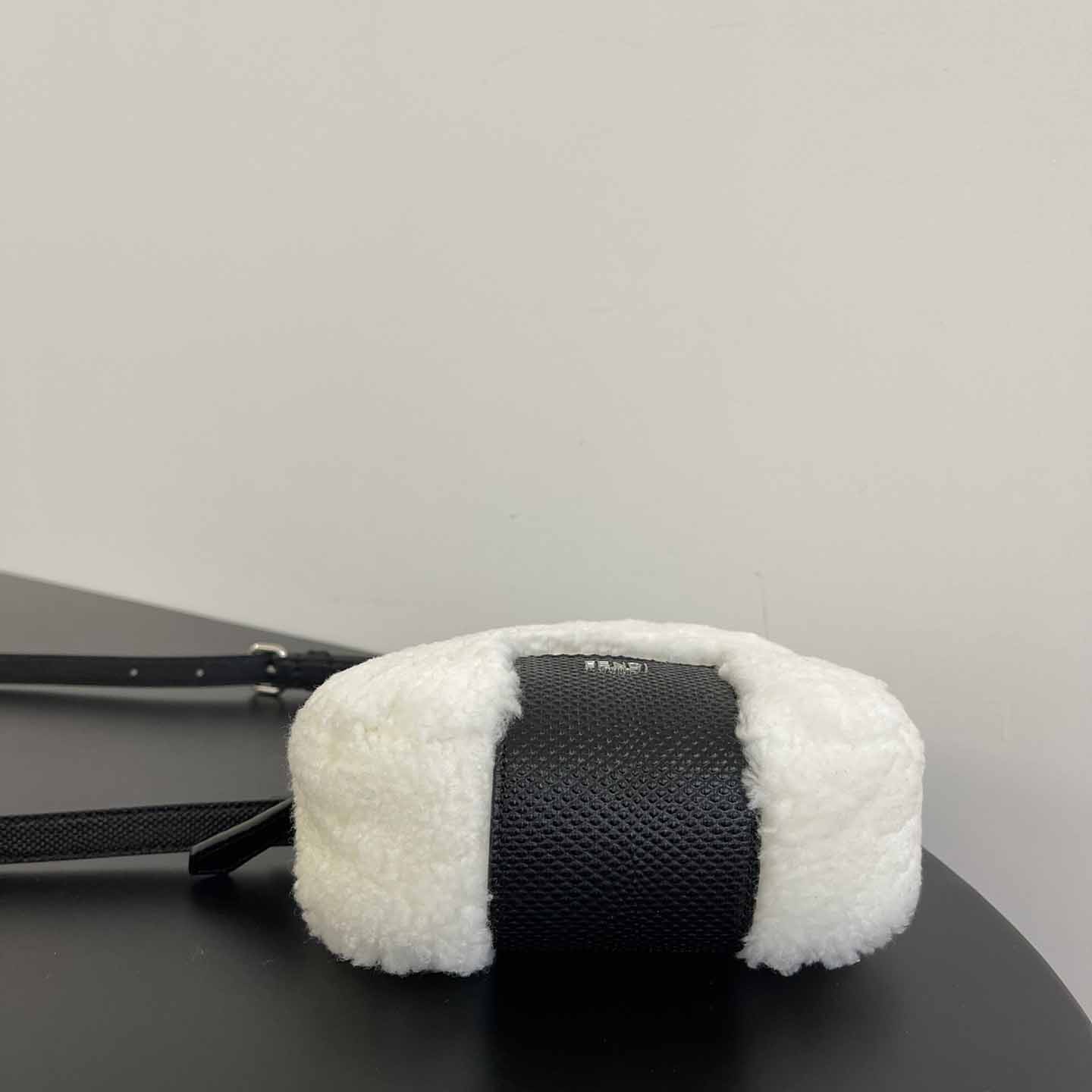Fendi Natural Charm Logo Lettering Crossbody Bag - PerfectKickZ