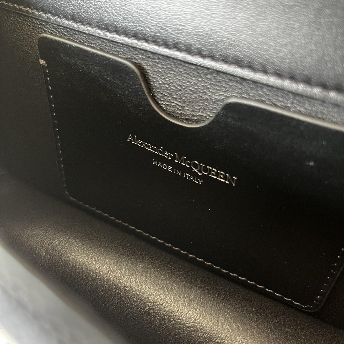 Alexander McQueen The Biker Mini Jewelled Satchel 'Black' (18*12*6cm) - PerfectKickZ