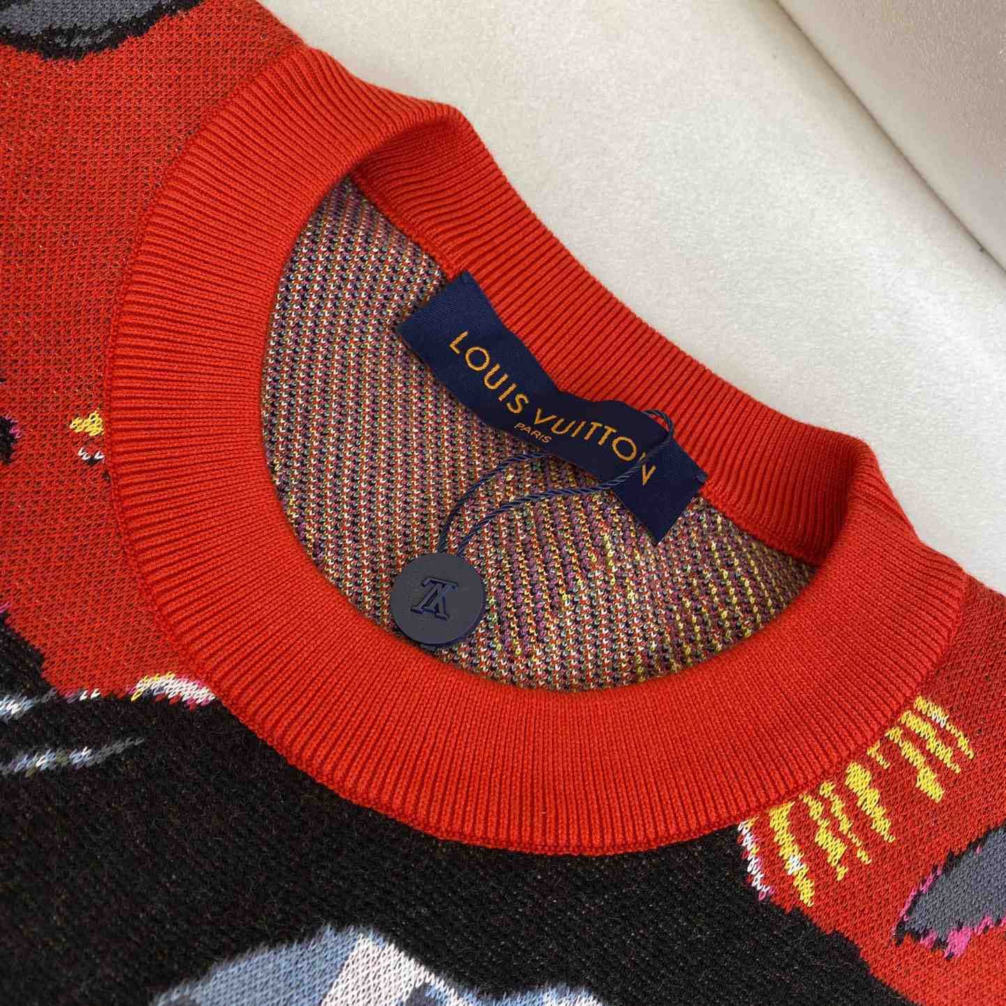 Louis Vuitton Jacquard Cotton Pullover - PerfectKickZ