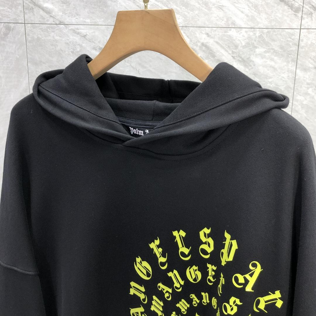 Palm Angels Black Vertigo Hoodie - PerfectKickZ