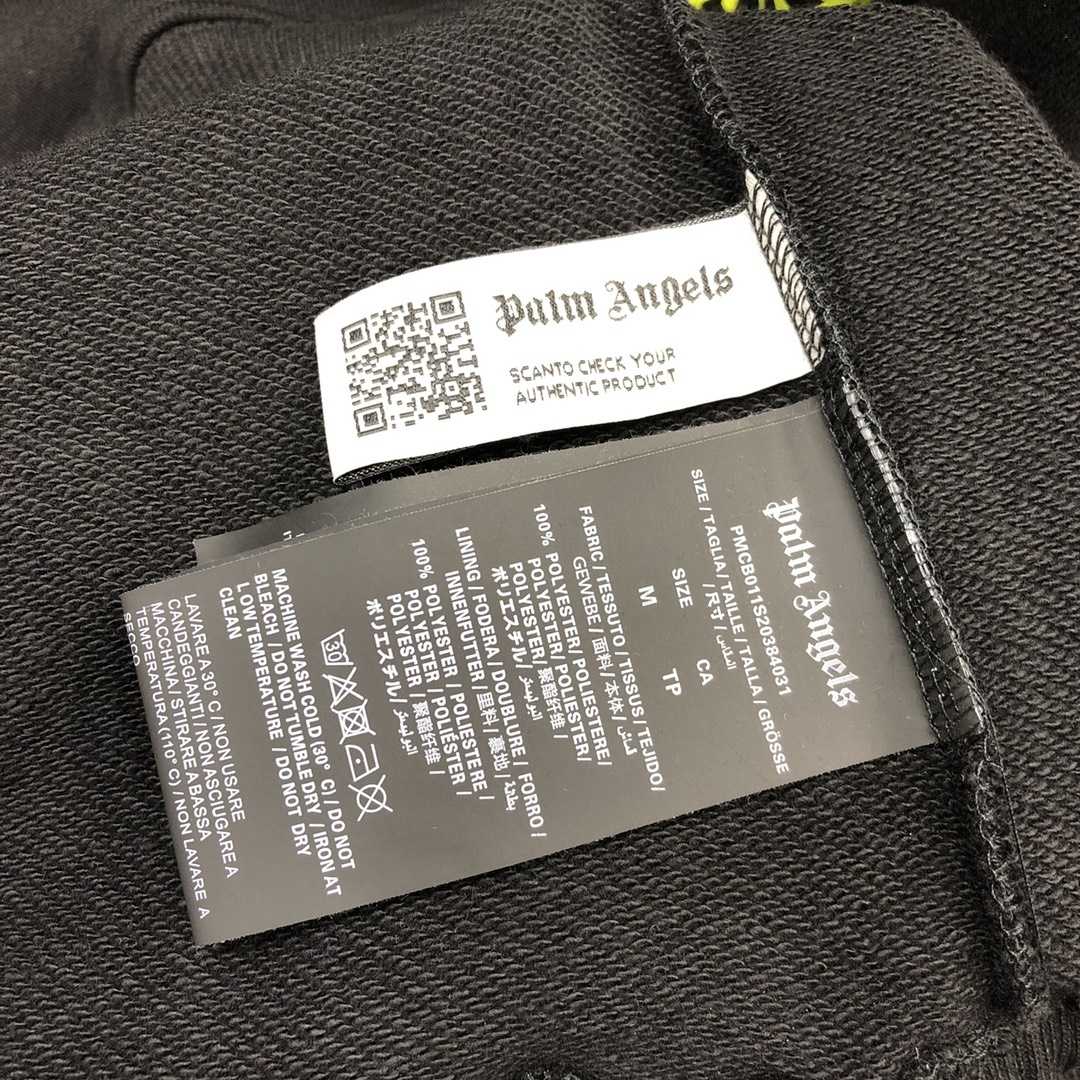 Palm Angels Black Vertigo Hoodie - PerfectKickZ