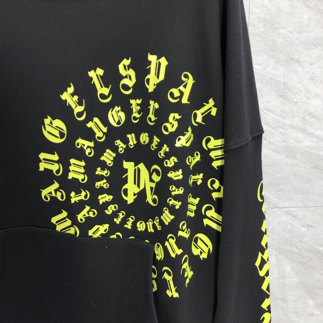 Palm Angels Black Vertigo Hoodie - PerfectKickZ