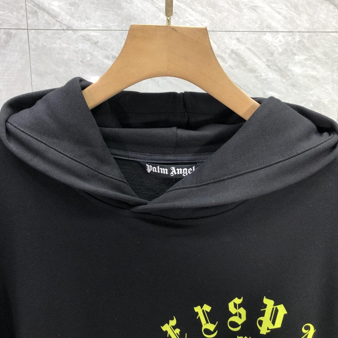 Palm Angels Black Vertigo Hoodie - PerfectKickZ