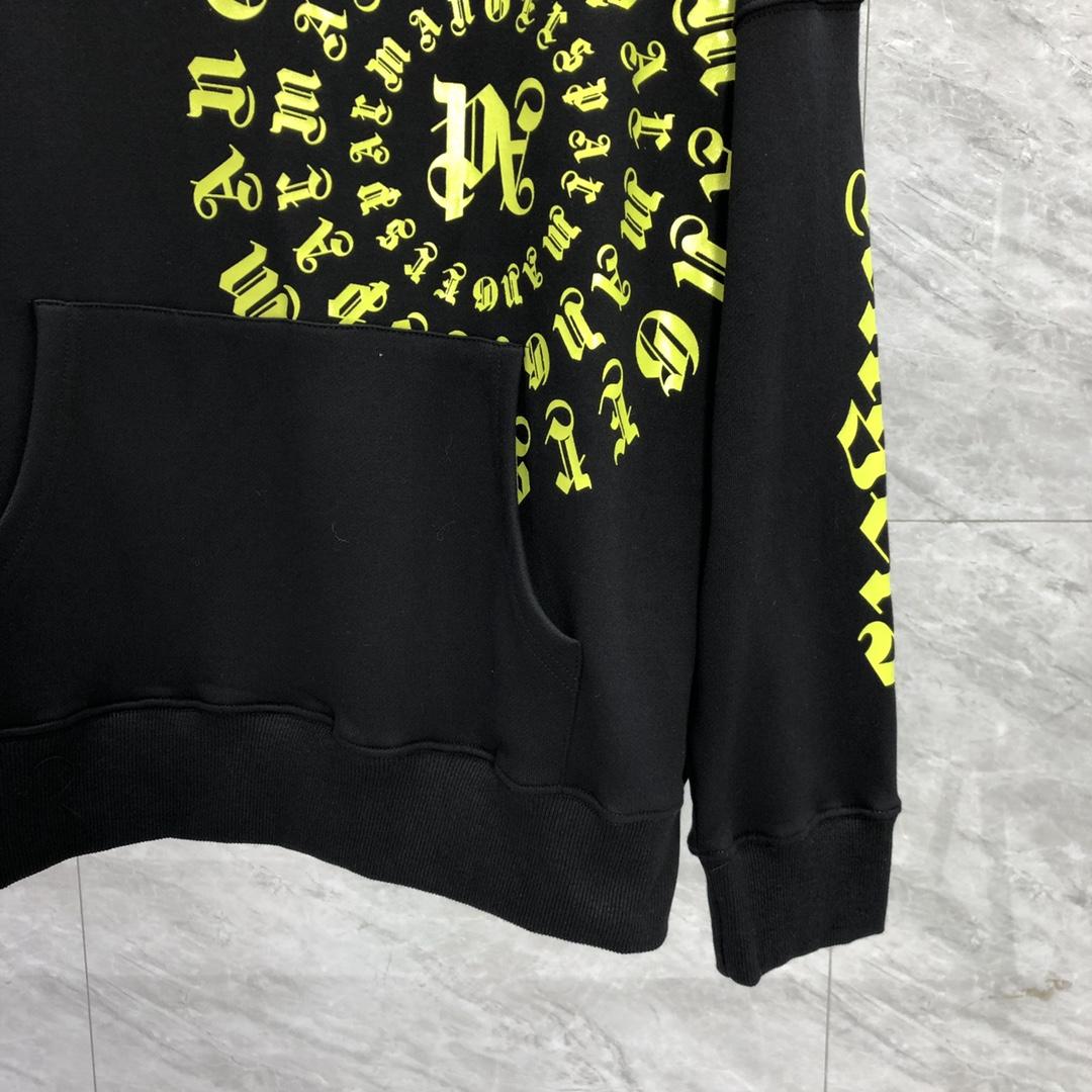 Palm Angels Black Vertigo Hoodie - PerfectKickZ