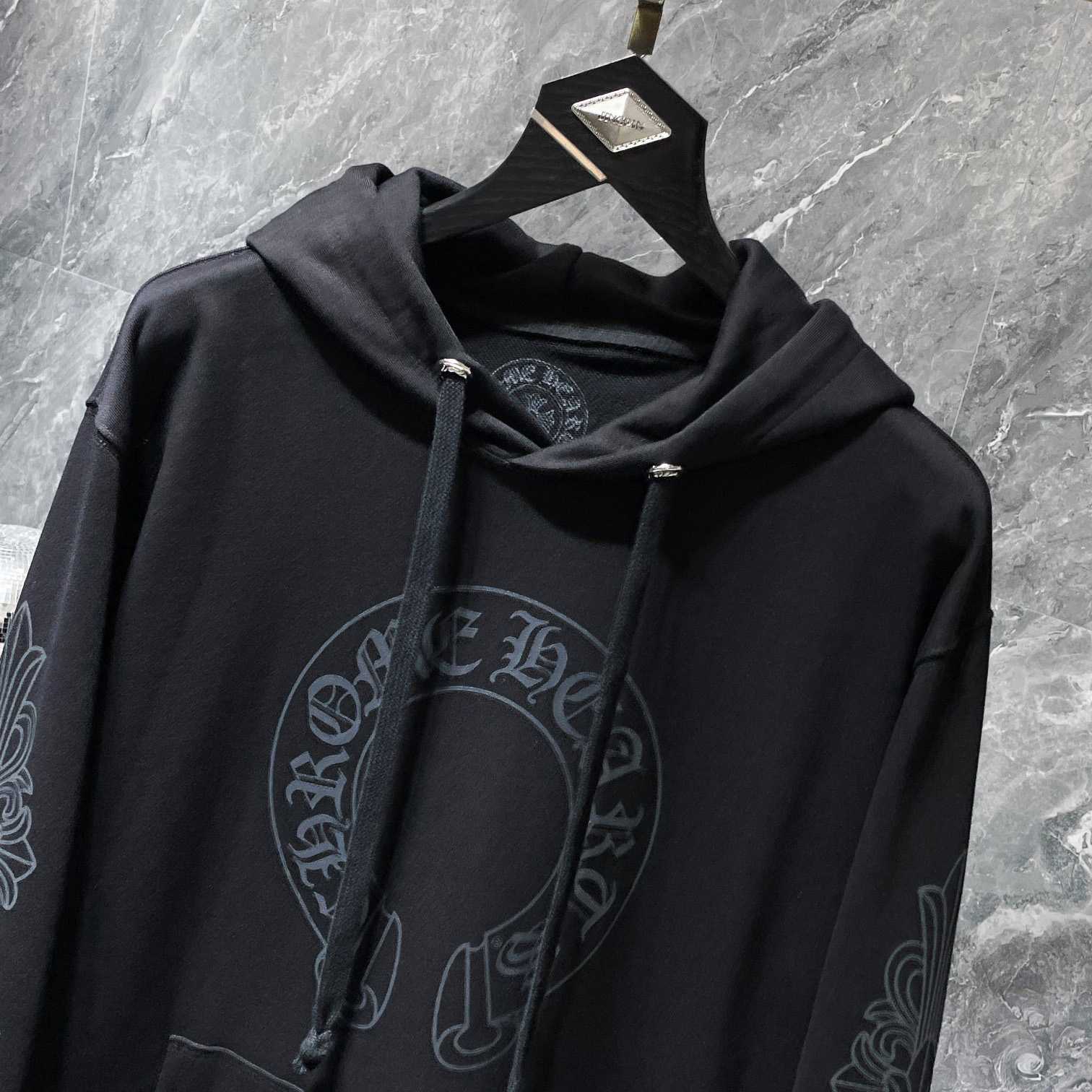 Chrome Hearts Chomper Black Hoodie - 