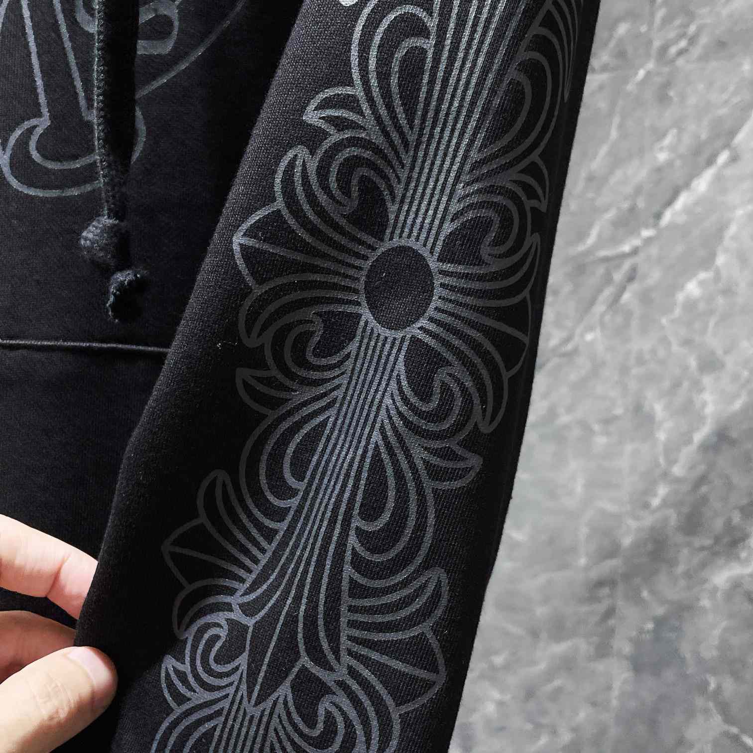 Chrome Hearts Chomper Black Hoodie - 