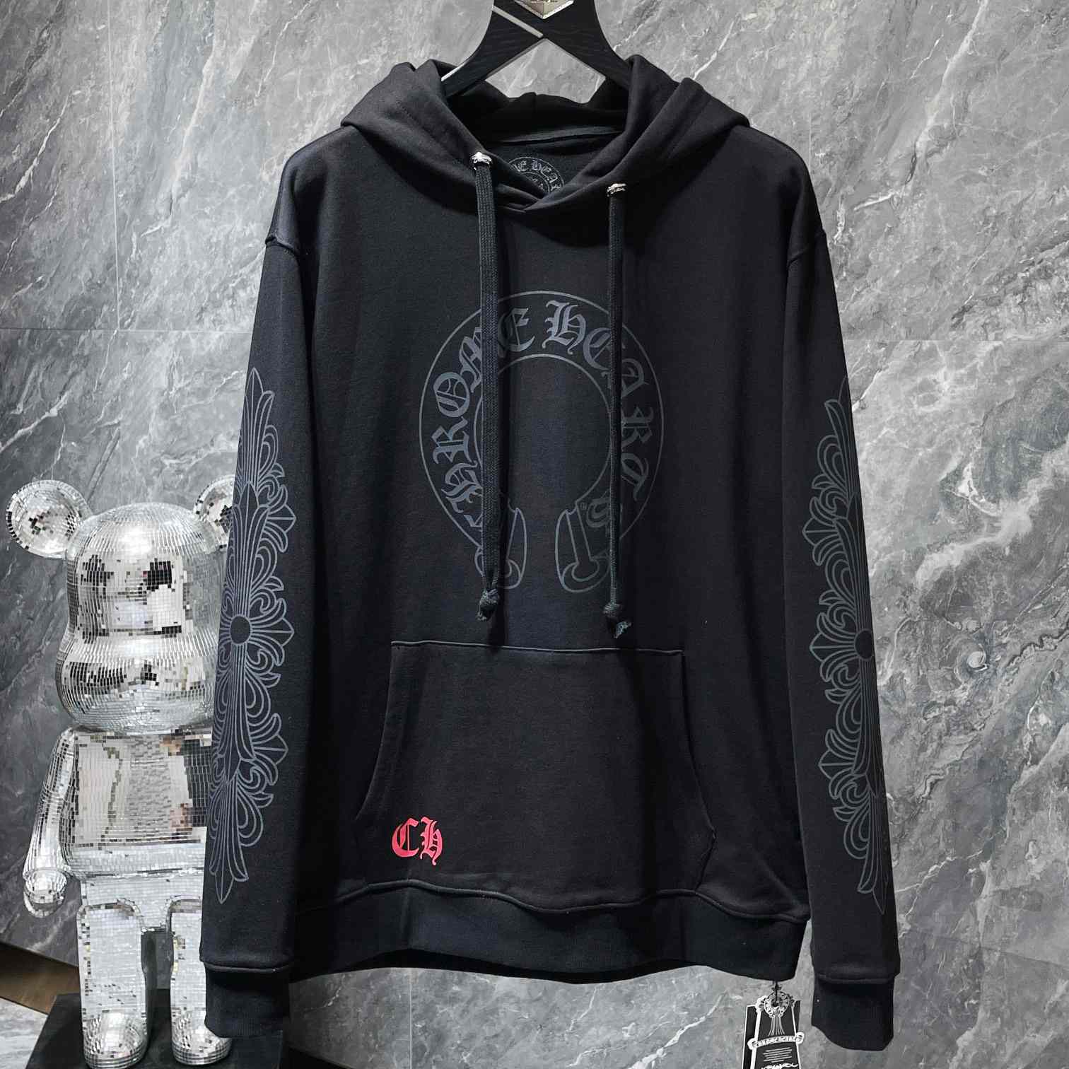 Chrome Hearts Chomper Black Hoodie - PerfectKickZ