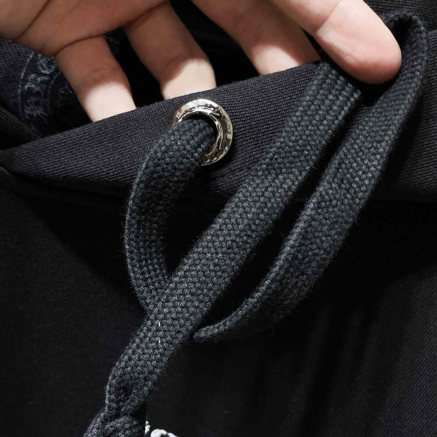 Chrome Hearts Chomper Black Hoodie - PerfectKickZ
