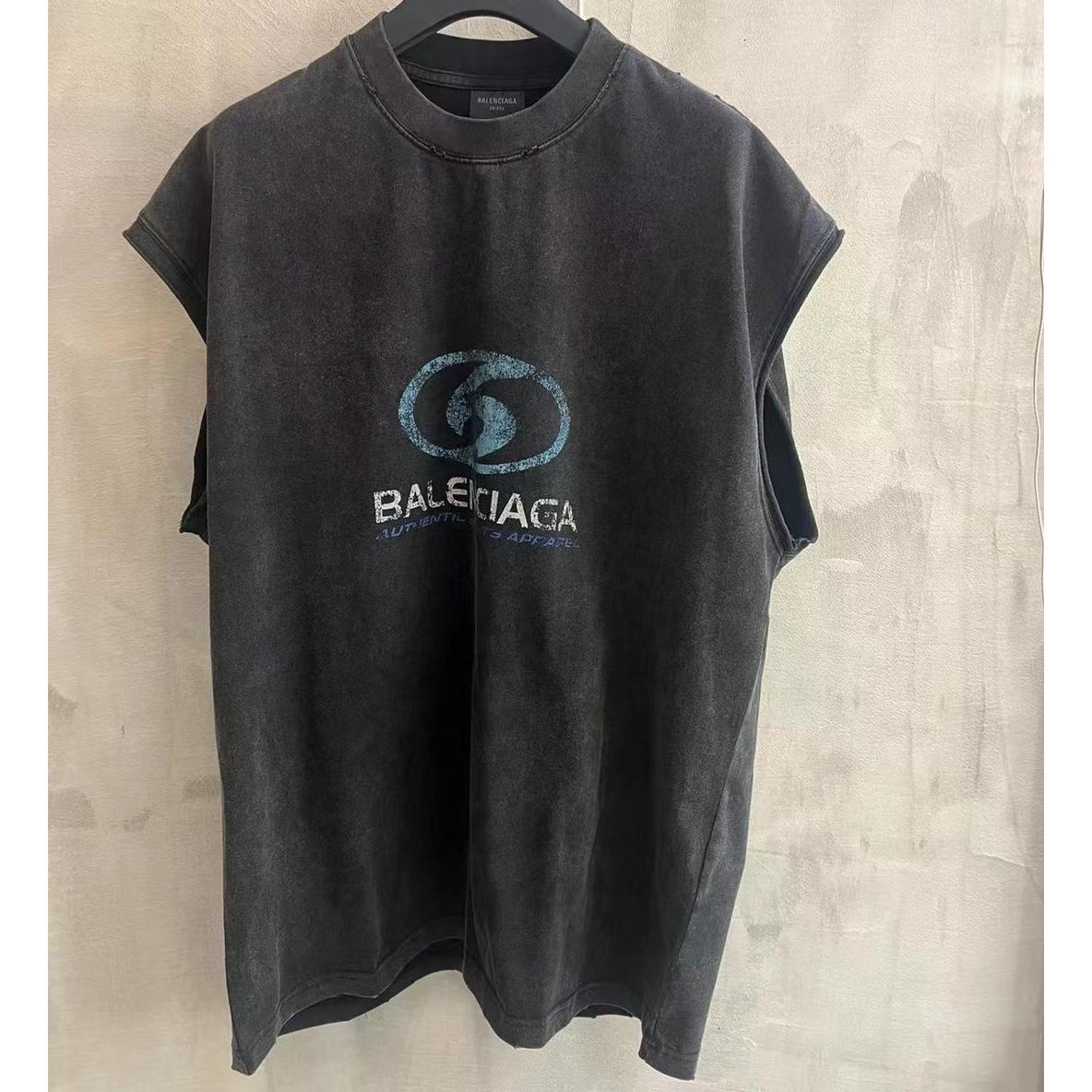 Balenciaga Surfer Graphic-print Cotton Vest - PerfectKickZ