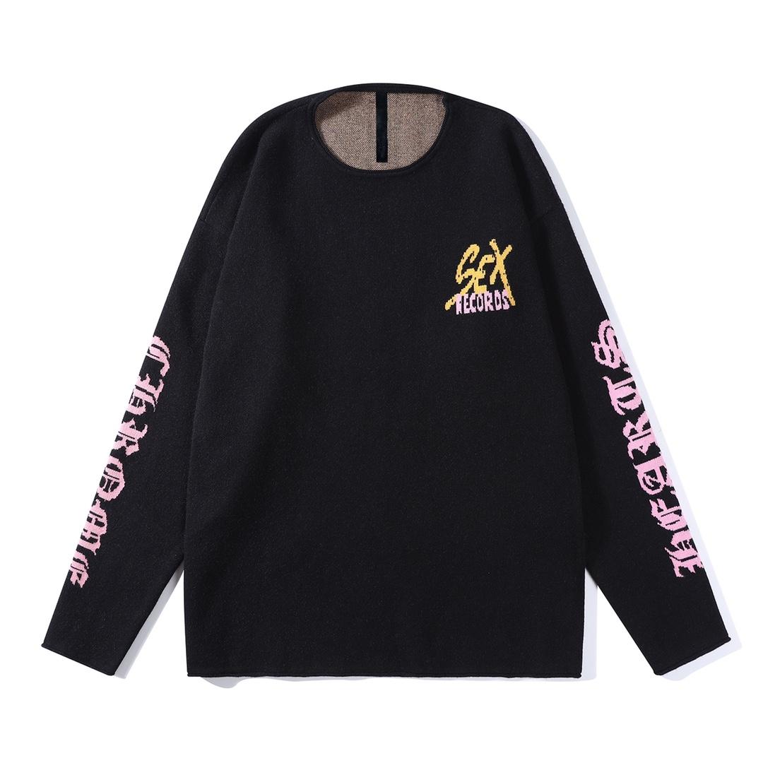 Chrome Heart Matty Boy Sex Records Cashmere Sweater - PerfectKickZ