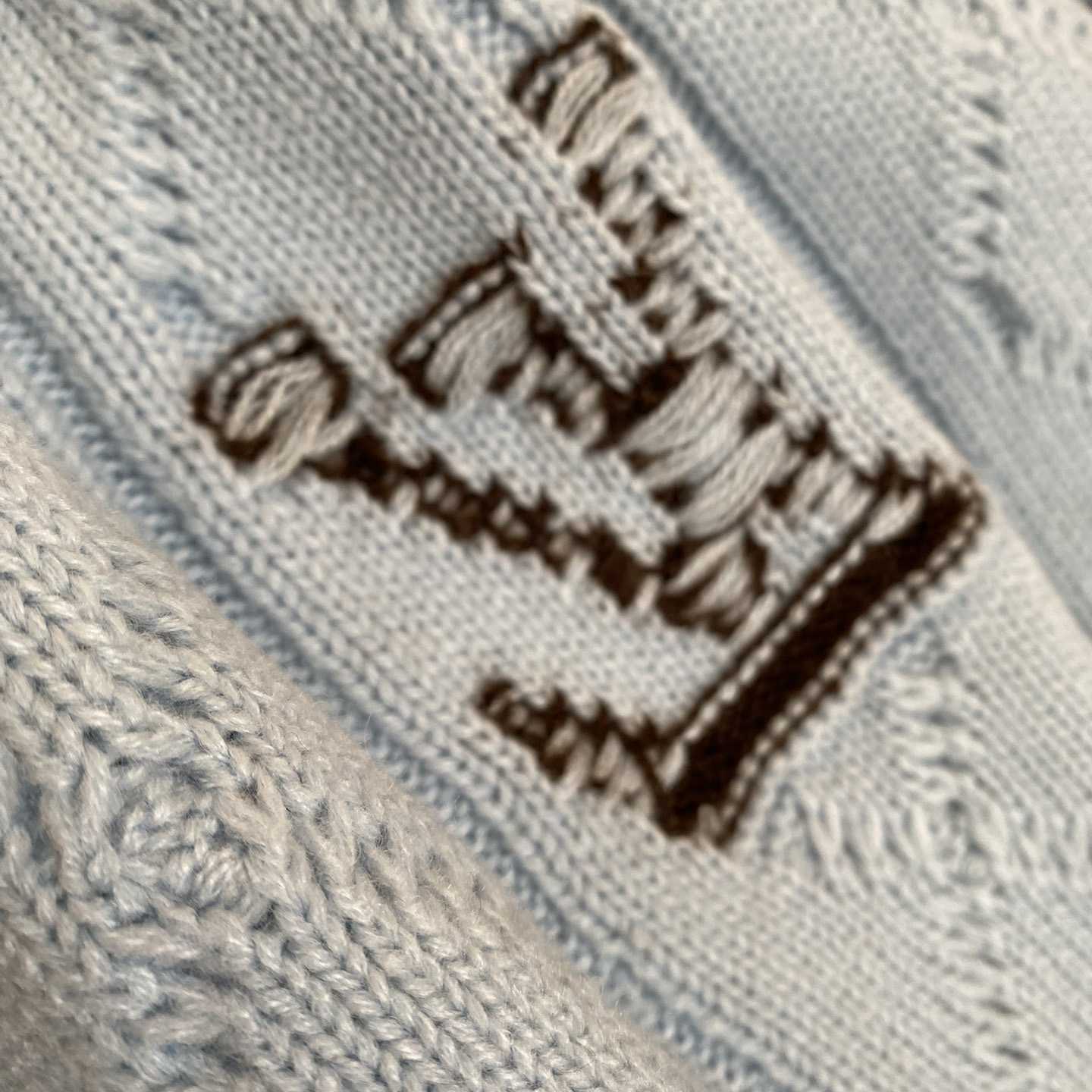 Louis Vuitton Cable-Knit Wool And Mohair V-Neck Pullover   1AFPYY - PerfectKickZ