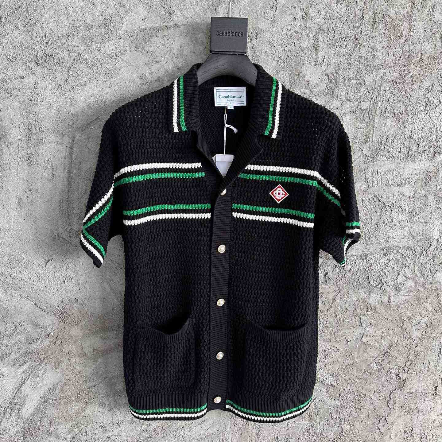 Casablanca Tennis Crochet Shirt - PerfectKickZ