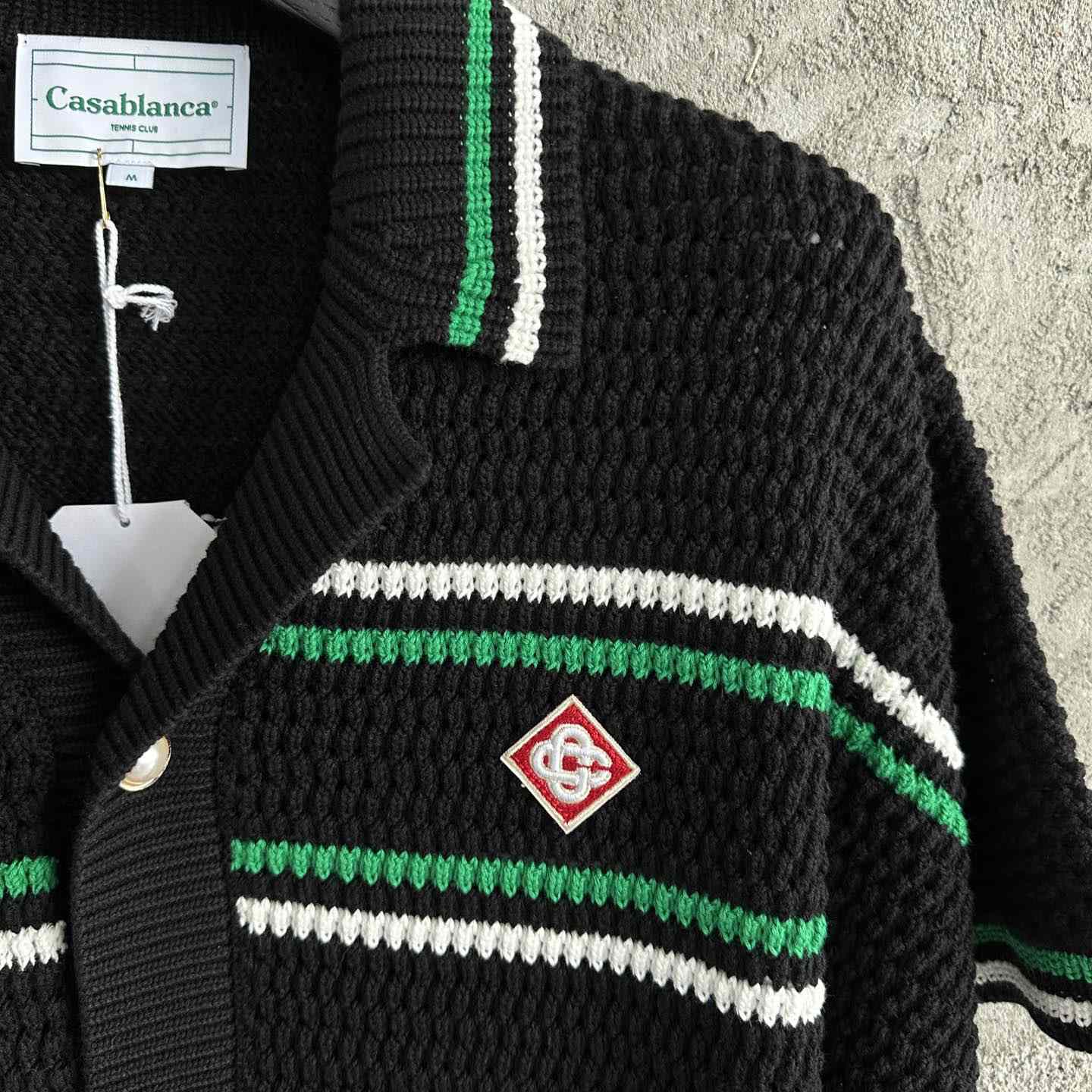 Casablanca Tennis Crochet Shirt - PerfectKickZ