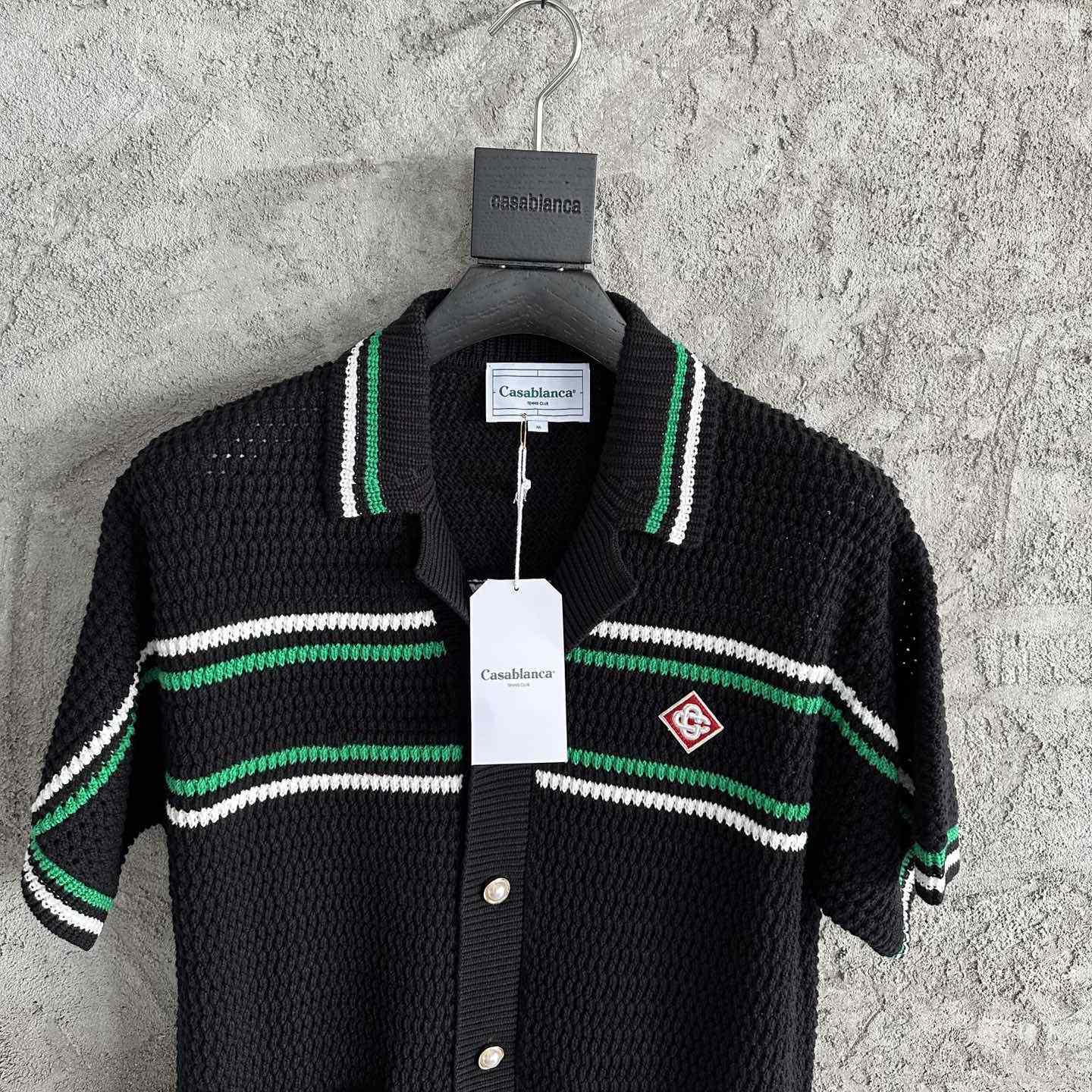 Casablanca Tennis Crochet Shirt - PerfectKickZ
