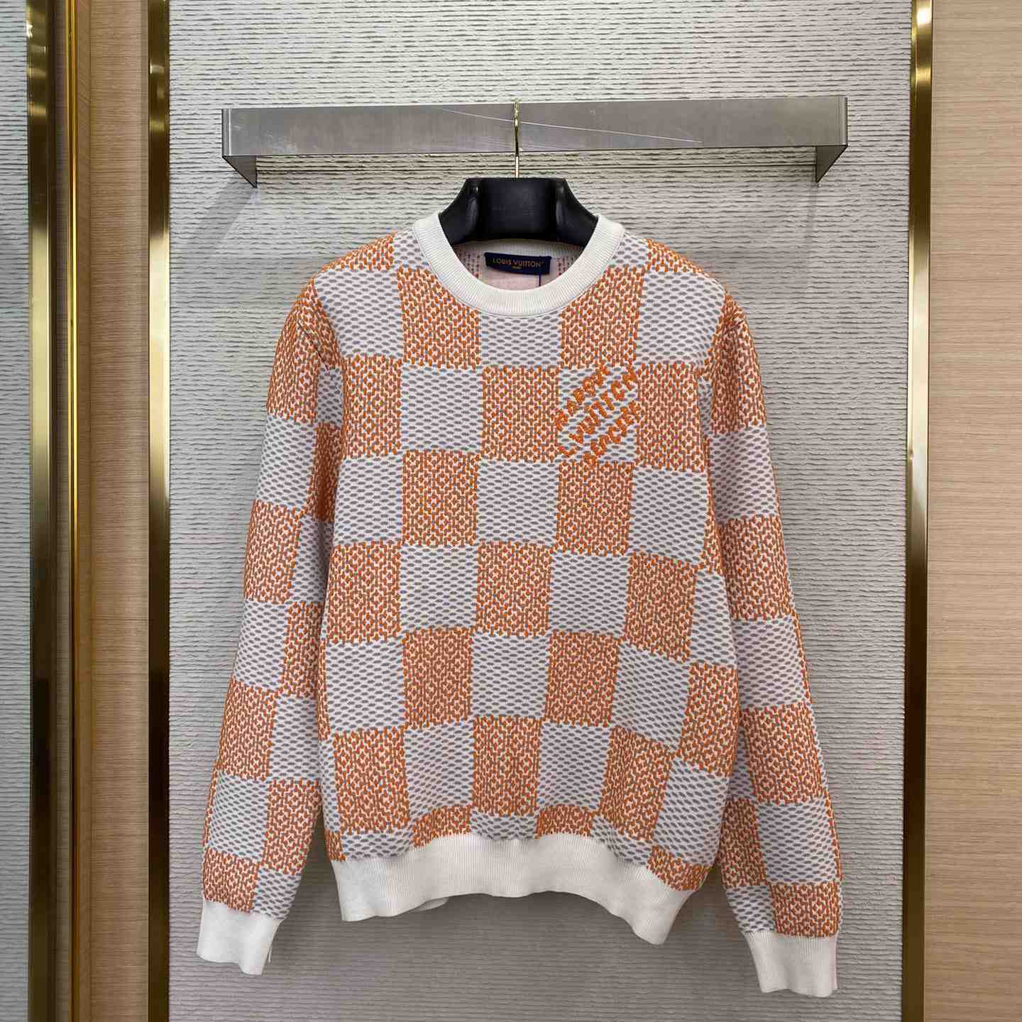 Louis Vuitton Damier Jacquard Cotton Pullover - PerfectKickZ