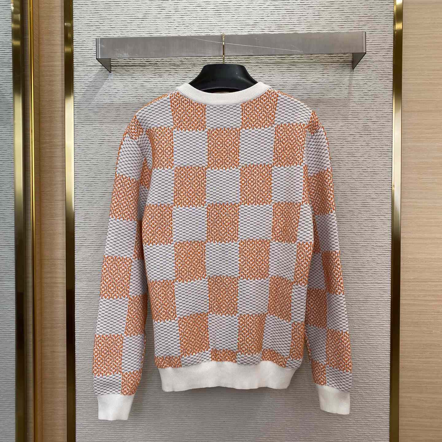 Louis Vuitton Damier Jacquard Cotton Pullover - PerfectKickZ