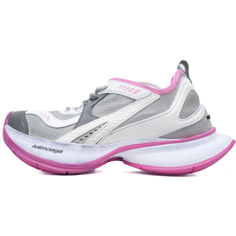 Balenciaga Circuit Sneaker In Grey, White And Pink - PerfectKickZ