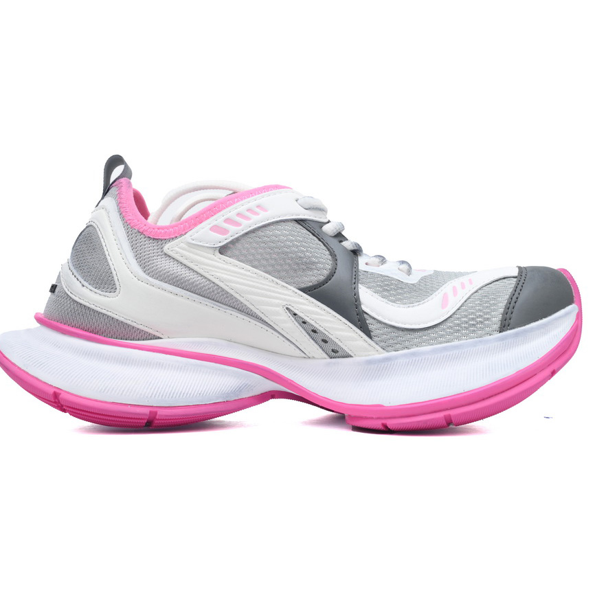 Balenciaga Circuit Sneaker In Grey, White And Pink - PerfectKickZ