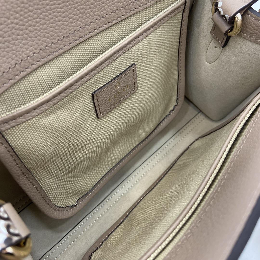 Gucci Small Tote Bag With GG Shadow  - PerfectKickZ