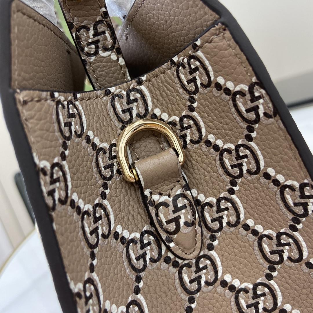 Gucci Small Tote Bag With GG Shadow  - PerfectKickZ