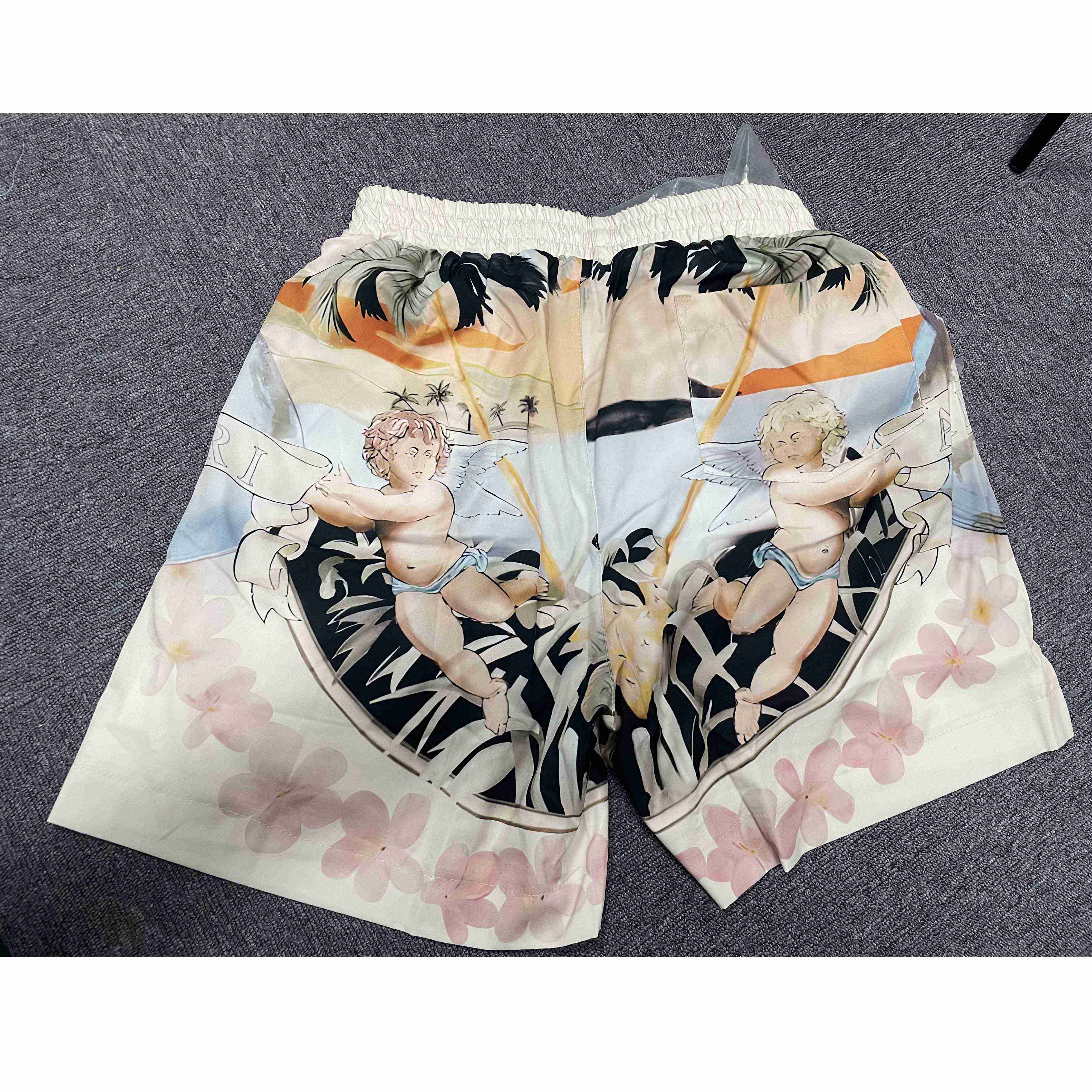 Amiri H-Hose Kurz Silk Shorts - 