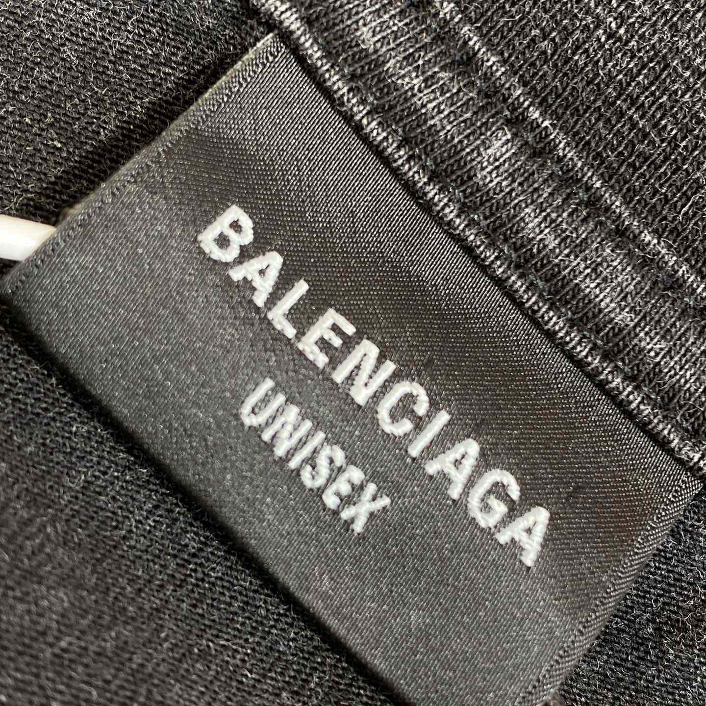 Balenciaga Belleville T-Shirt Oversized In Washed Faded Black - PerfectKickZ