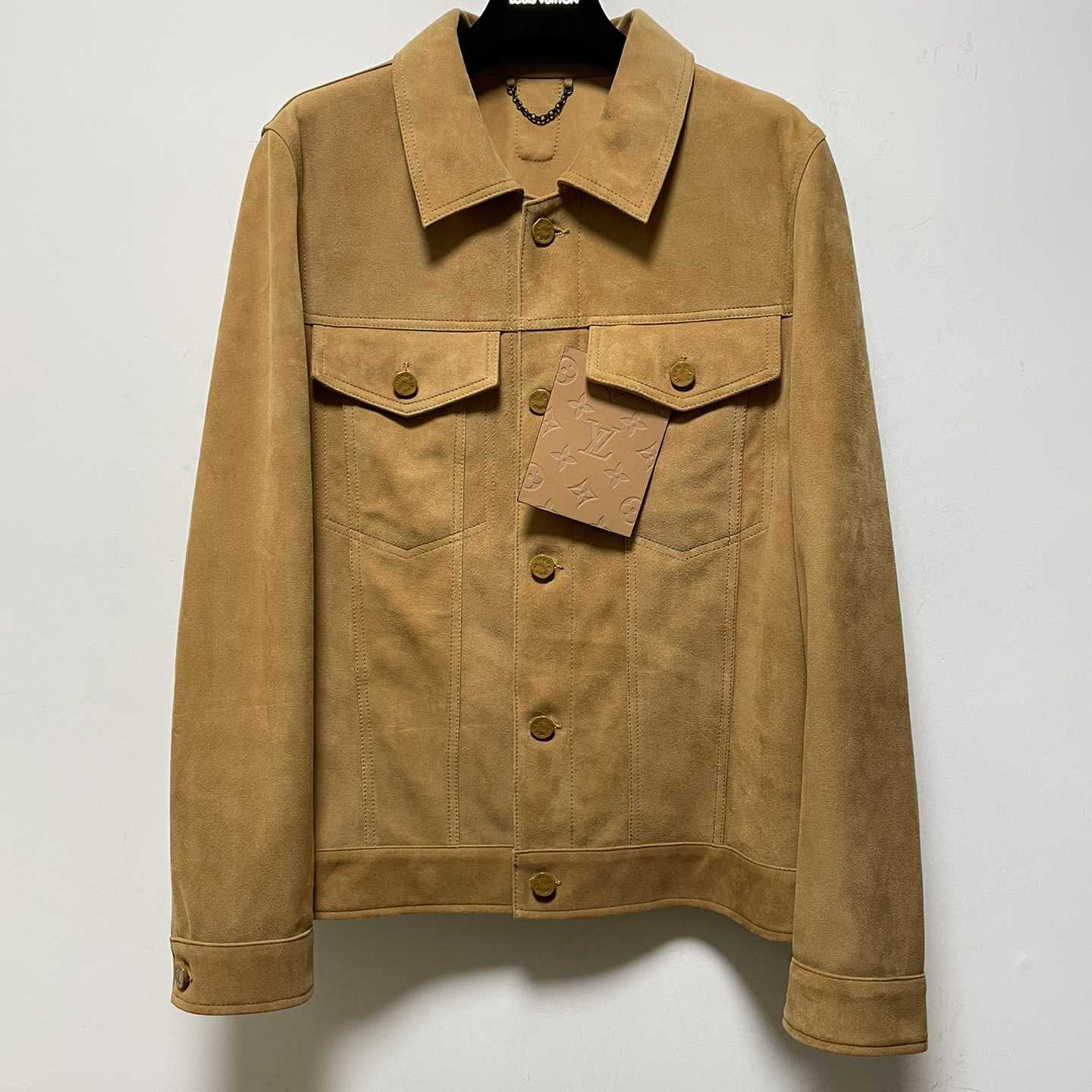 Louis Vuitton LVSE Suede Denim Jacket   1AA5LV - PerfectKickZ