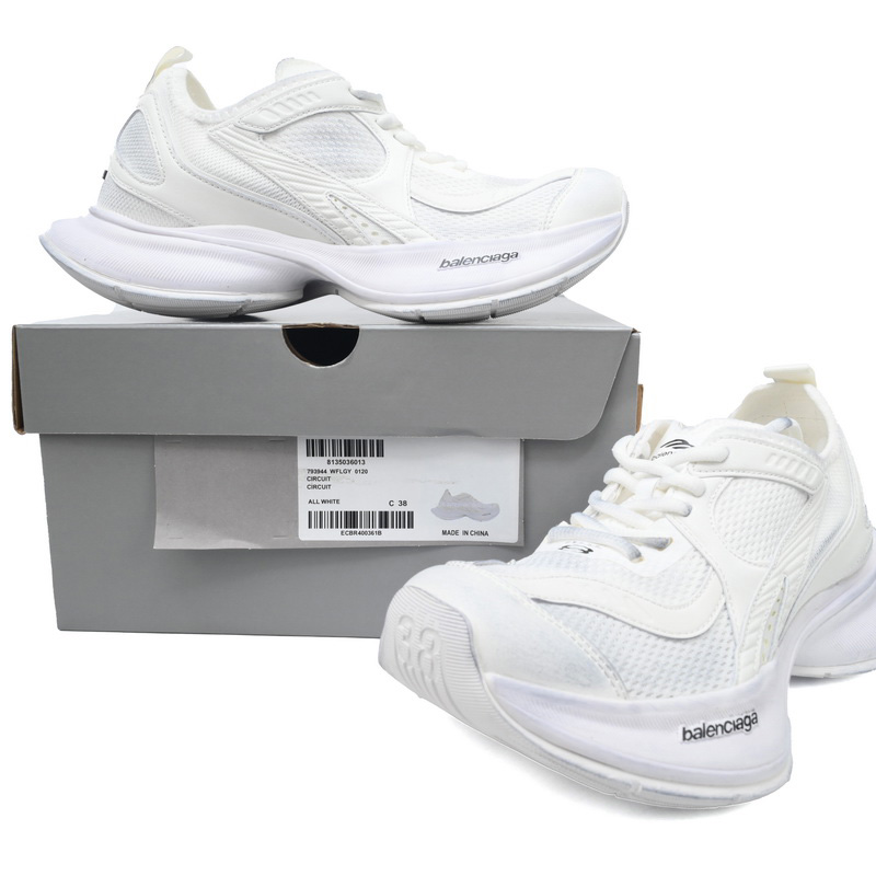 Balenciaga Circuit Sneaker In White  - PerfectKickZ