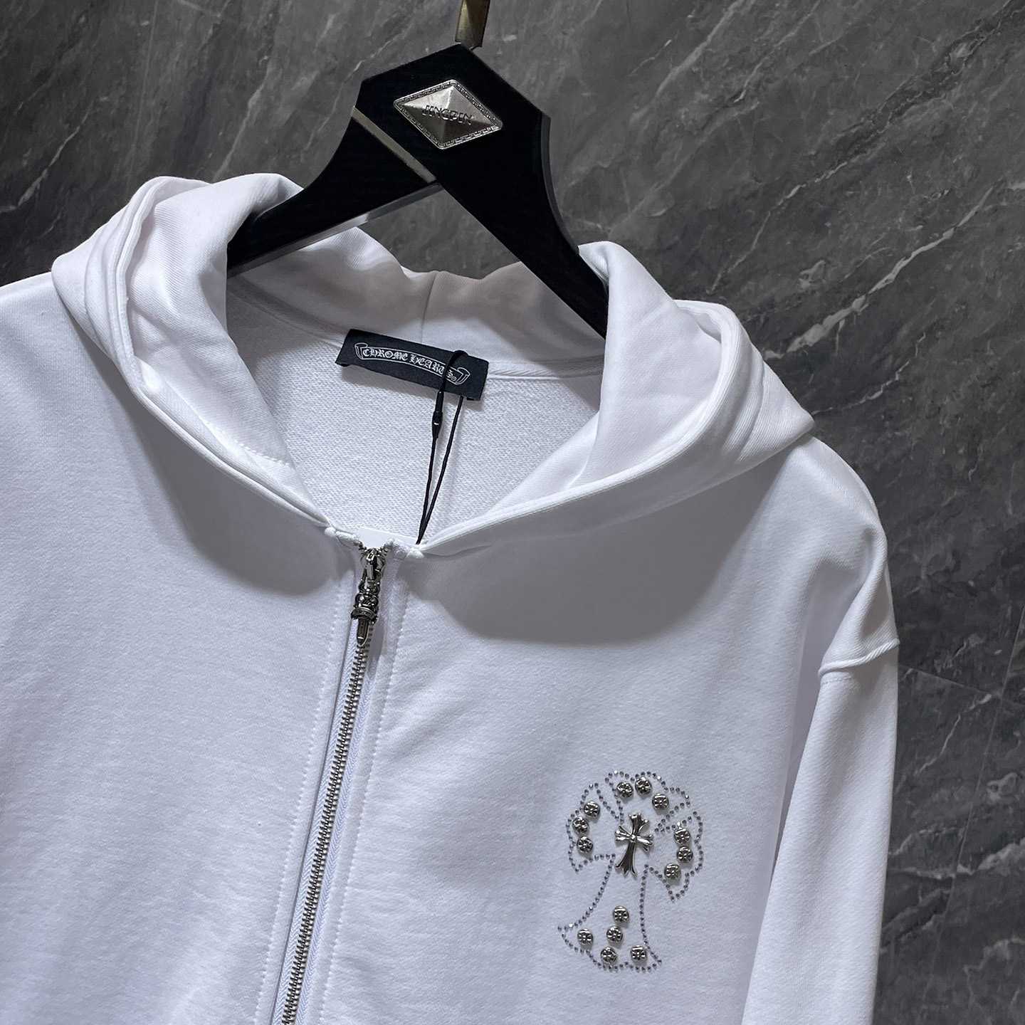 Chrome Hearts Zip Up Hoodie  - 