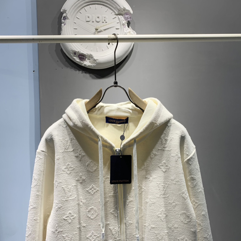 Louis Vuitton Monogram Zip Through Hoodie - PerfectKickZ